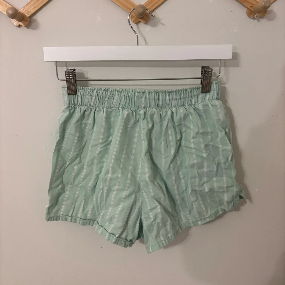 Mint Green Women's Lounge Shorts - Picture 4 of 6